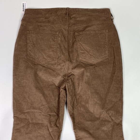 Old Navy Higher High Rise Flare Brown Corduroy Pants Size 18 NWT - Picture 5 of 12
